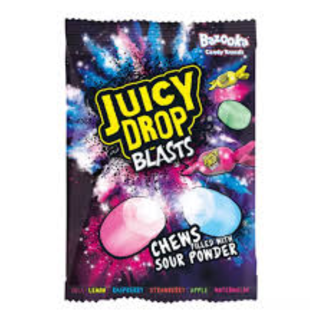 BAZOOKA JUICY DROP BLASTS CHEWS 45G